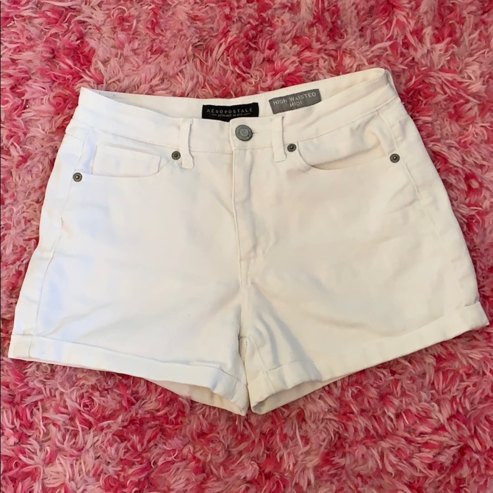 Aeropostale white shorts , size 2